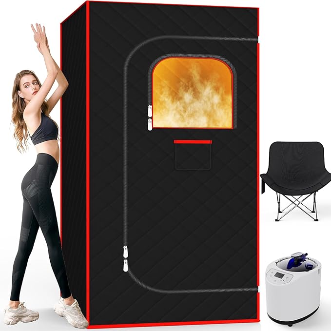 AgiiMan Portable Sauna Box - Portable Steam Sauna
